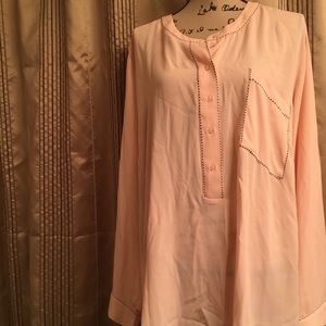 Dusty Rose Lane Bryant shirt Sz 26/28